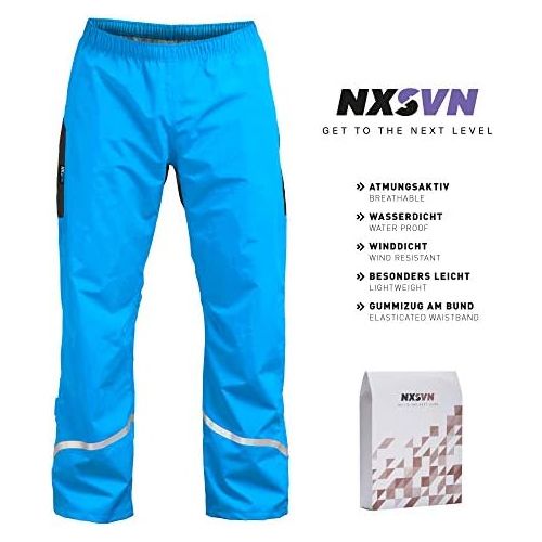  [아마존베스트]Rubberneck NXSVN Waterproof & Breathable Reflective Rain Trousers with 3M Reflective Strips