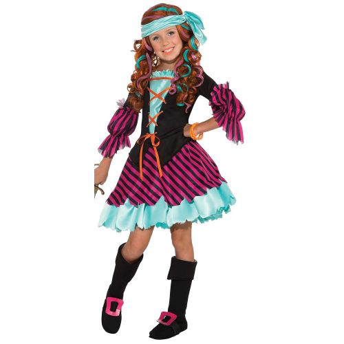  Rubie%27s Girls Salty Taffy Diva Pirate Halloween Costume