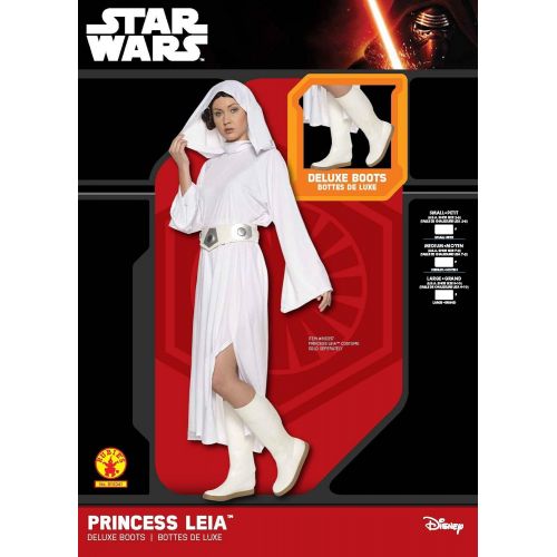  Rubie%27s Rubies Costume Co Star Wars Womens Classic Princess Leia Boots, Multi, Large