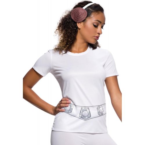  Rubie%27s Rubies Adult Star Wars Princess Leia Rhinestone Costume T-shirt