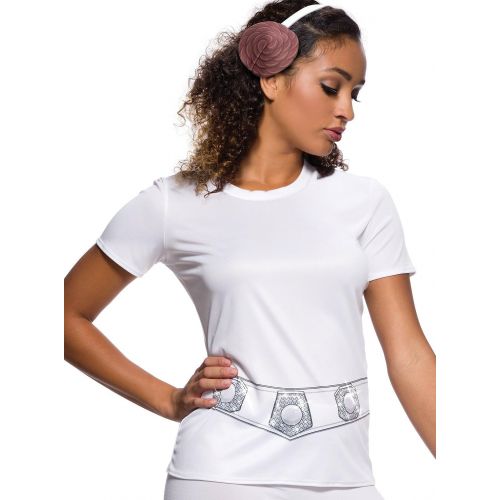  Rubie%27s Rubies Adult Star Wars Princess Leia Rhinestone Costume T-shirt