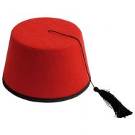 Rubie%27s Adult Red Dr. Who Turkish Shriner FEZ Felt Costume Hat