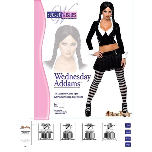  Rubie%27s Addams Family Secret Wishes Wednesday Addams Costume