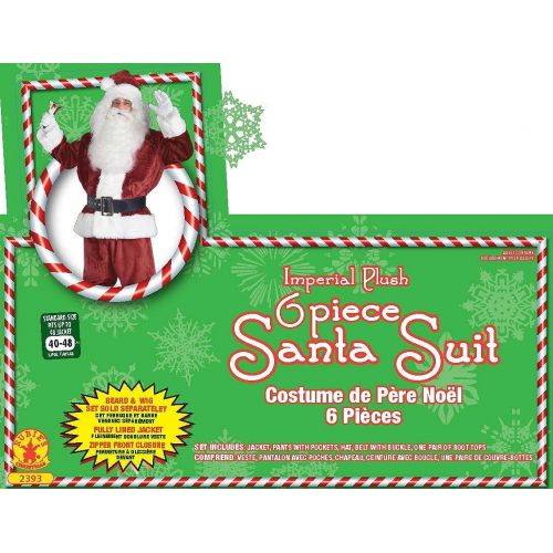  Rubie%27s Rubies Deluxe Crimson Imperial Plush Santa Suit