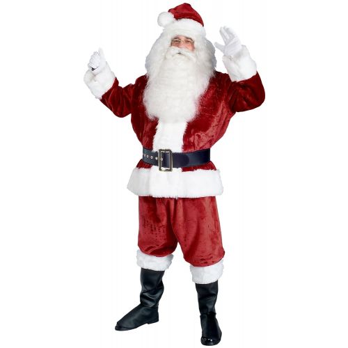  Rubie%27s Rubies Deluxe Crimson Imperial Plush Santa Suit