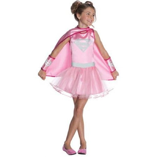  Rubie's SUPERMAN- SUPERGIRL COSTUME - M- (8-10)