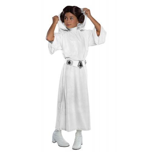  Rubie's Rubies Costume Star Wars Classic Princess Leia Deluxe Child Costume, Large