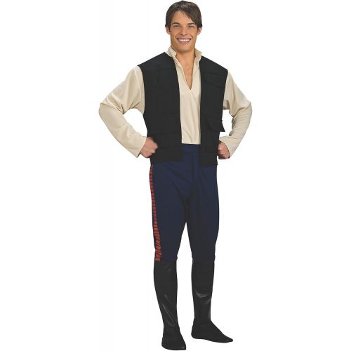  할로윈 용품Rubie's Star Wars Deluxe Hans Solo Costume, Black/Blue, Standard