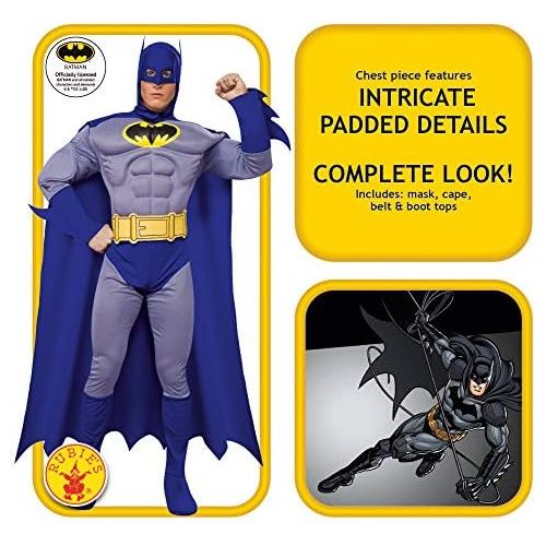  할로윈 용품Rubies Costume Dc Heroes and Villains Collection Deluxe Muscle Chest Batman Costume