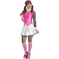 Rubie's Secret Wishes Monster High Deluxe Adult Draculaura Costume, Pink/White, Medium