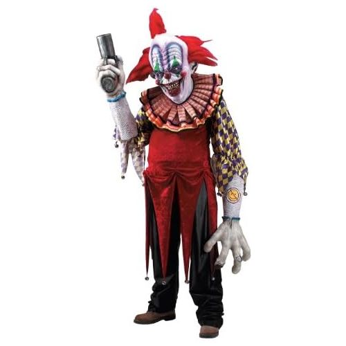  할로윈 용품Rubie's Giggles The Clown Creature Reacher Deluxe Oversized Mask and Costume