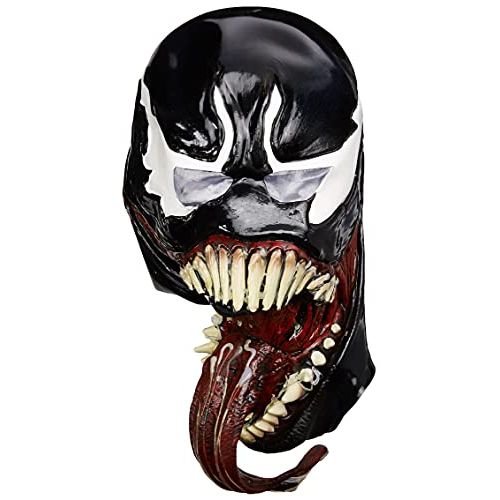  할로윈 용품Rubies unisex adult Marvel Universe Deluxe Venom Latex Costume Mask, As Shown, One Size US