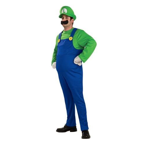  할로윈 용품Rubie's Super Mario Brothers Deluxe Luigi Costume