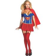 Rubies Womens DC Comics Supergirl Corset Costume, As Shown, Medium