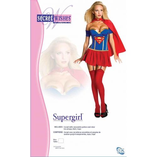  할로윈 용품Rubies Womens DC Comics Supergirl Corset Costume, As Shown, Medium