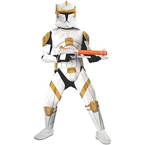  할로윈 용품Rubies Mens Star Wars: the Clone Wars, Deluxe Commander Cody Clone Trooper Costume