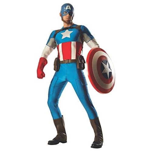  할로윈 용품Rubies Costume Co Mens Marvel Universe Grand Heritage Captain America Costume