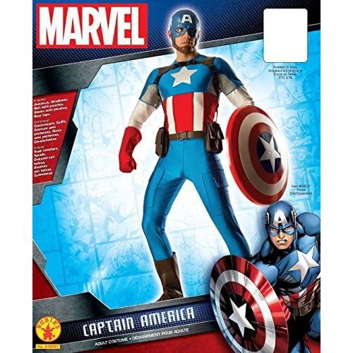  할로윈 용품Rubies Costume Co Mens Marvel Universe Grand Heritage Captain America Costume