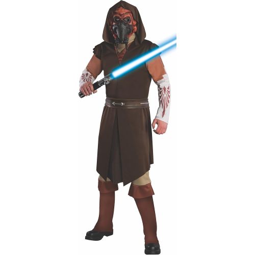  할로윈 용품Rubies Costume Mens Star Clone Wars, Deluxe Plo Koon Costume