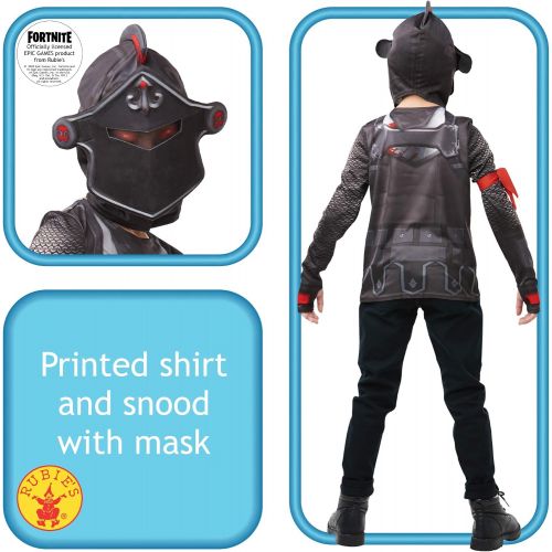  할로윈 용품Rubies Fortnite Black Knight Adult Costume Top & Mask