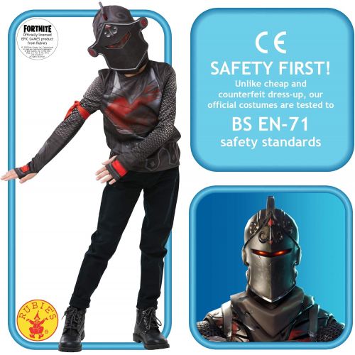  할로윈 용품Rubies Fortnite Black Knight Adult Costume Top & Mask