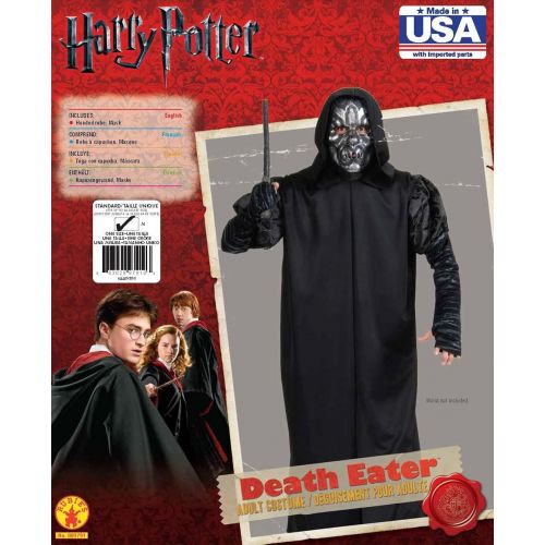  할로윈 용품Rubies Costume Co Mens Harry Potter Deathly Hollows Death Eater Adult Costume
