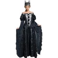 할로윈 용품Rubie's Snow White and The Huntsman Adult Queen Ravenna Skull Dress Costume, Black, Small