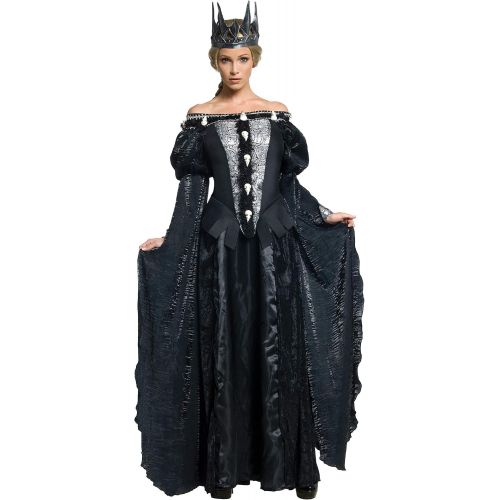  할로윈 용품Rubie's Snow White and The Huntsman Adult Queen Ravenna Skull Dress Costume, Black, Small