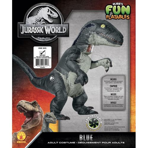  할로윈 용품Rubies Jurassic World Inflatable Velociraptor Adult Costume