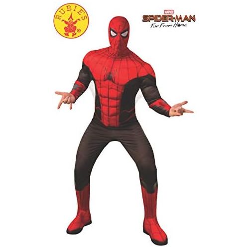  할로윈 용품Rubies Mens Marvel: Spider-Man Far from Home Deluxe Costume