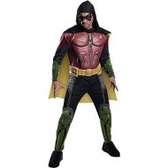 할로윈 용품Rubie's Mens Batman Arkham City Deluxe Muscle Chest Robin