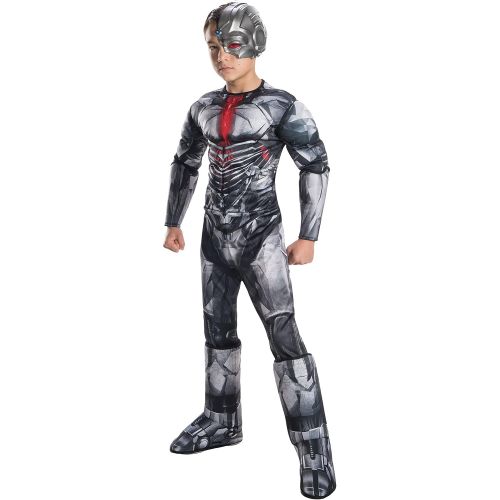  할로윈 용품Rubies Justice League Deluxe Cyborg Costume, Medium, Multicolor.