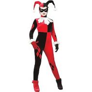 Rubies Adult Harley Quinn Costume Large Red, Black