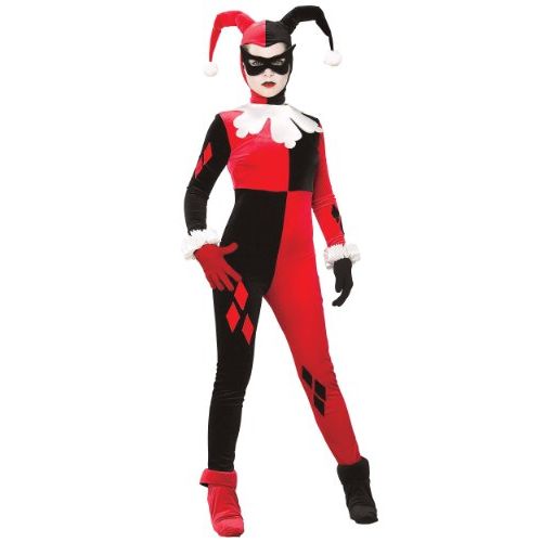  할로윈 용품Rubies Adult Harley Quinn Costume Large Red, Black