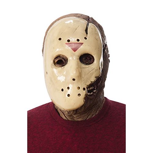  할로윈 용품Rubie's Friday The 13th Part 7 New Blood Jason Voorhees Deluxe Overhead Mask