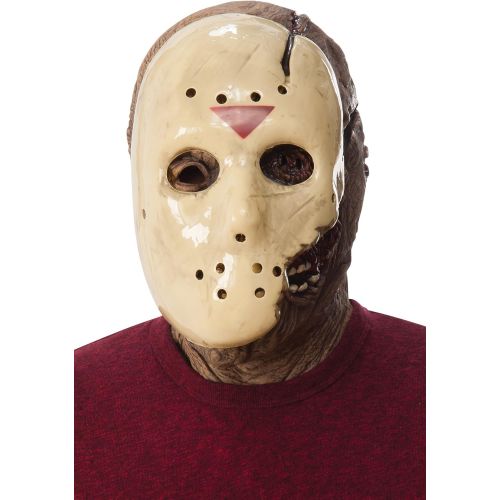  할로윈 용품Rubie's Friday The 13th Part 7 New Blood Jason Voorhees Deluxe Overhead Mask