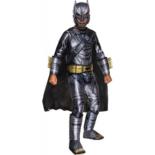  할로윈 용품Rubies Big Boys Batman V Superman Armored Batman Costume Tactical Batman Deluxe, Large