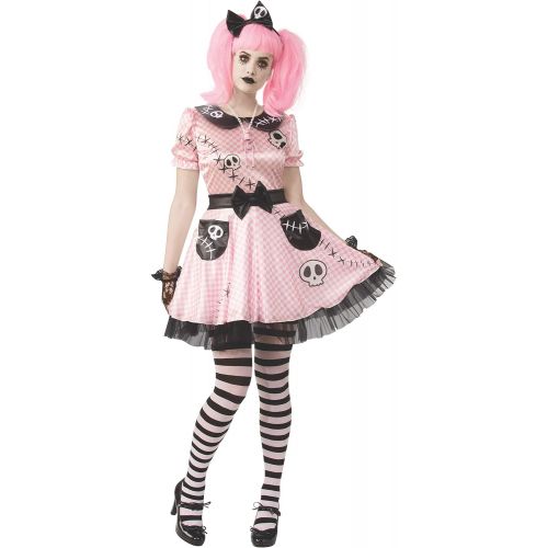  할로윈 용품Rubies womens Opus Collection Ragdolls Womens Pink Skelly Costume