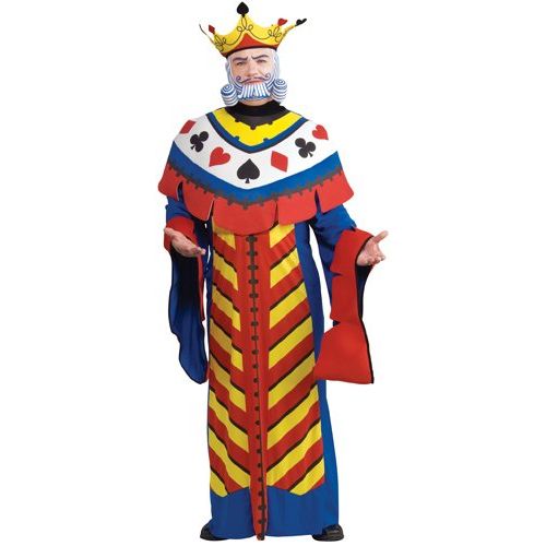  할로윈 용품Rubies Costume Co Playing Card King Costume, Large, Large