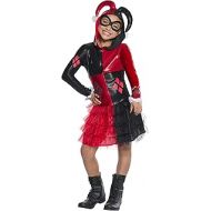 Rubies Costume Girls DC Comics Harley Quinn Costume, Large, Multicolor