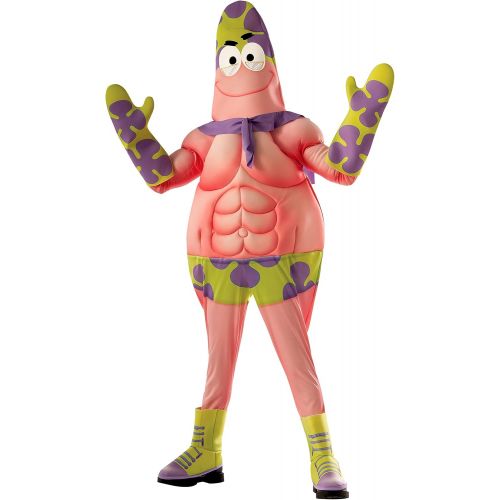  할로윈 용품Rubies Costume SpongeBob Movie Patrick Star Muscle Chest Child Costume, Medium