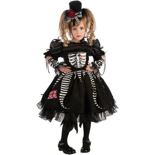  할로윈 용품Rubie's Girls Bones Costume, Small