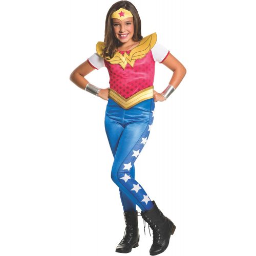  할로윈 용품Rubies Costume Kids DC Superhero Girls Wonder Woman Costume, Large