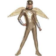 Rubies Girls DC Comics WW84 Deluxe Gold Armored Wonder Woman Costume