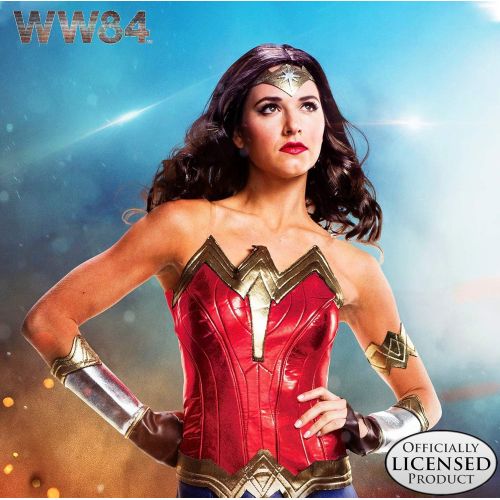  할로윈 용품Rubies Girls DC Comics WW84 Deluxe Gold Armored Wonder Woman Costume
