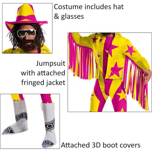  할로윈 용품Rubies Mens Adult Deluxe Macho Man Randy Savage Adult Costume