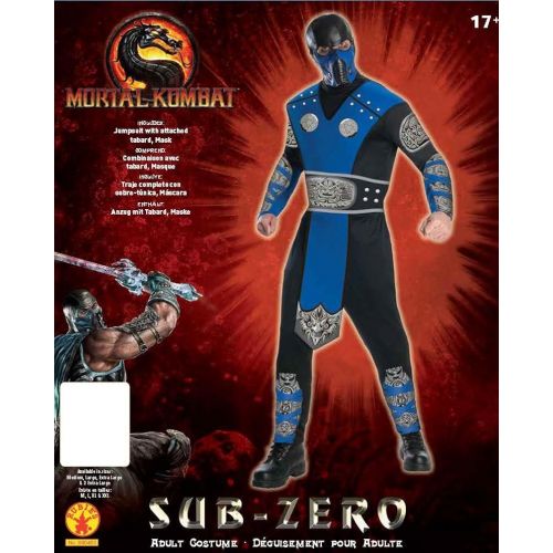  할로윈 용품Rubie's Mortal Kombat Adult Sub-Zero Costume And Mask