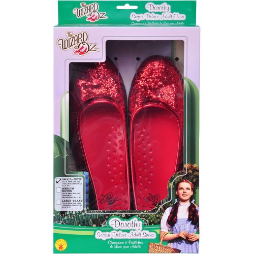  할로윈 용품Rubies Womens Wizard of Oz, Deluxe Adult Dorothy Sequin Shoes