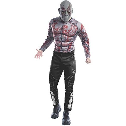  할로윈 용품Rubies Mens Marvel: Avengers 4 Mens Deluxe Drax Costume and Mask Adult Costume