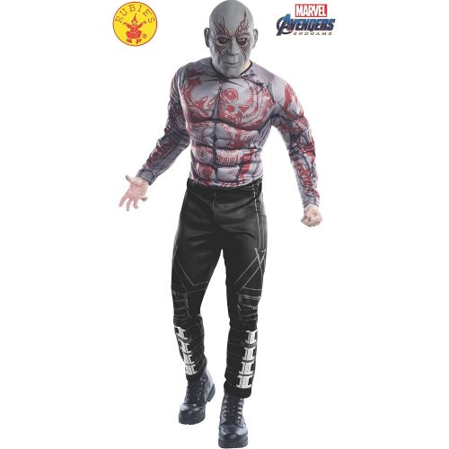  할로윈 용품Rubies Mens Marvel: Avengers 4 Mens Deluxe Drax Costume and Mask Adult Costume